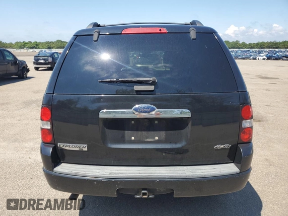 2010 Ford Explorer XLT with VIN 1FMEU7DE0AUA15855, listed as a Copart auction lot 63564325 with 136,144 mi miles and Salvage title. Bid and sale history available at DreamBid. Image 6.