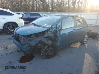 2012 Toyota Yaris L z VIN JTDKTUD37CD513299, wystawiony jako Copart lot #86959384 z przebiegiem 151 879 mil mil oraz Szkoda całkowita • Salvage title. Historia ofert i sprzedaży dostępna na DreamBid. Obrazek 1.