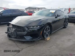 2024 Ford Mustang EcoBoost with VIN 1FA6P8TH8R5118535, listed as a IAAI auction lot 41489048 with 6,413 mi miles. Bid and sale history available at carsss.com. Image 2.