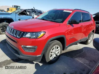 2019 Jeep Compass Sport with VIN 3C4NJCABXKT613530, listed as a Copart auction lot 57901865 with 102,530 mi miles and Salvage title. Bid and sale history available at DreamBid. Image 1.