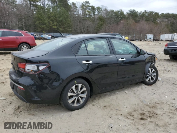 2022 Kia Rio S with VIN 3KPA24AD9NE505086, listed as a Copart auction lot 47869415 with 24,215 mi miles and Salvage Title. Bid and sale history available at carsss.com. Image 3.