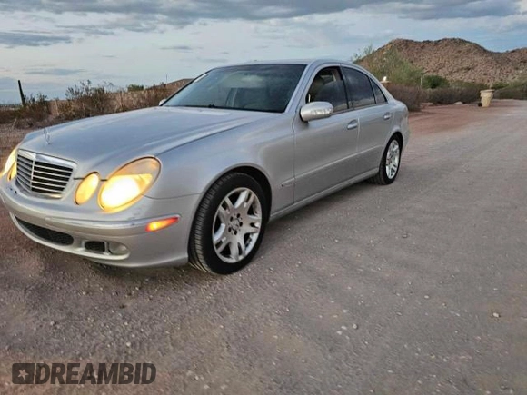 2003 Mercedes-Benz E-Class 5.0L with VIN WDBUF70J83A252853, listed as a Copart auction lot 77914304 with 181,702 mi miles and Clean Title. Bid and sale history available at carsss.com. Image 2.