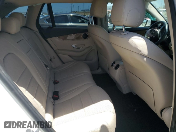 2018 Mercedes-Benz GLC 300 with VIN WDC0G4JB7JV020392, listed as a Copart auction lot 60997945 with 128,392 mi miles and Salvage title. Bid and sale history available at DreamBid. Image 10.