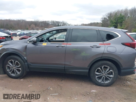 2022 Honda CR-V EX-L with VIN 7FARW2H81NE011064, listed as a IAAI auction lot 42010217 with 1 mi miles. Bid and sale history available at carsss.com. Image 14.