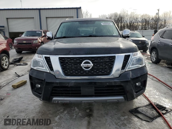2020 Nissan Armada SL with VIN JN8AY2NC3L9621331, listed as a Copart auction lot 43926685 with 116,566 mi miles and Salvage Title. Bid and sale history available at carsss.com. Image 5.