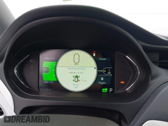 2018 Chevrolet Bolt EV Premier with VIN 1G1FX6S02J4133190, listed as a IAAI auction lot 41363945 with 57,228 mi miles. Bid and sale history available at carsss.com. Image 7.