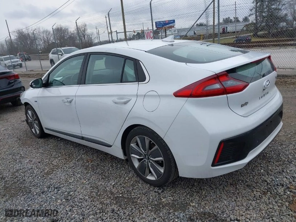 2018 Hyundai Ioniq Hybrid Limited with VIN KMHC05LC3JU073109, listed as a IAAI auction lot 41625293 with 69,415 mi miles. Bid and sale history available at carsss.com. Image 3.