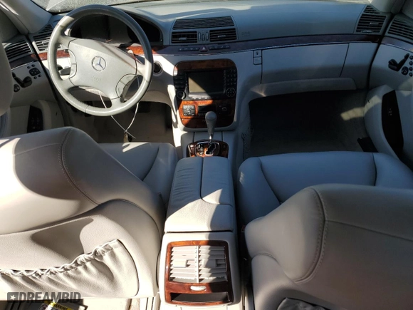 2006 Mercedes-Benz S-Class 5.0L with VIN WDBNG75J06A483468, listed as a Copart auction lot 74418814 with 36,623 mi miles and Salvage Title. Bid and sale history available at carsss.com. Image 8.
