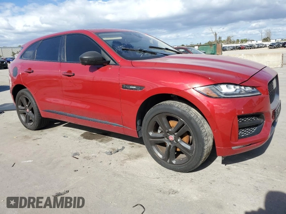 2017 Jaguar F-Pace 20d R-Sport with VIN SADCL2BN5HA086473, listed as a Copart auction lot 85121804 with 93,490 mi miles and Clean Title. Bid and sale history available at DreamBid. Image 4.