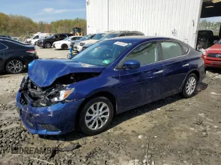 2018 Nissan Sentra SV with VIN 3N1AB7AP5JL656317, listed as a Copart auction lot 53551205 with 83,292 mi miles and Salvage Title. Bid and sale history available at carsss.com. Image 1.