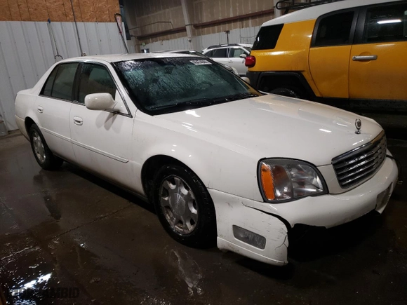 2001 Cadillac DeVille with VIN 1G6KD54Y31U294274, listed as a Copart auction lot 46474844 with 147,396 mi miles and Non Repairable. Bid and sale history available at carsss.com. Image 4.