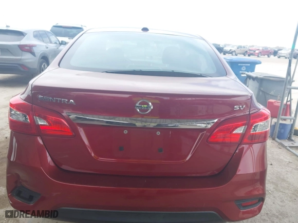 2017 Nissan Sentra SV with VIN 3N1AB7AP1HL672735, listed as a IAAI auction lot 41808677 with 81,013 mi miles. Bid and sale history available at carsss.com. Image 16.