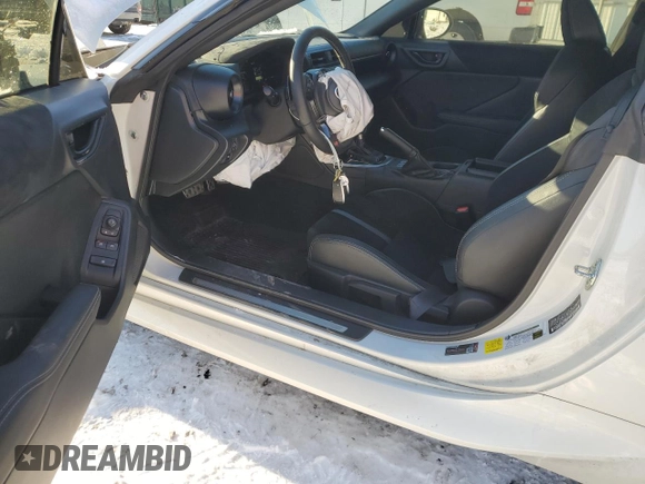 2023 Toyota GR86 Premium with VIN JF1ZNBF14P8764682, listed as a Copart auction lot 89396815 with 17,093 mi miles and Salvage Title. Bid and sale history available at carsss.com. Image 8.