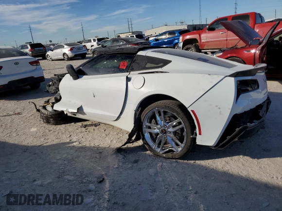 2019 Chevrolet Corvette 2LT with VIN 1G1YD2D73K5103244, listed as a Copart auction lot 82035214 with 0 mi miles and Non Repairable. Bid and sale history available at carsss.com. Image 2.