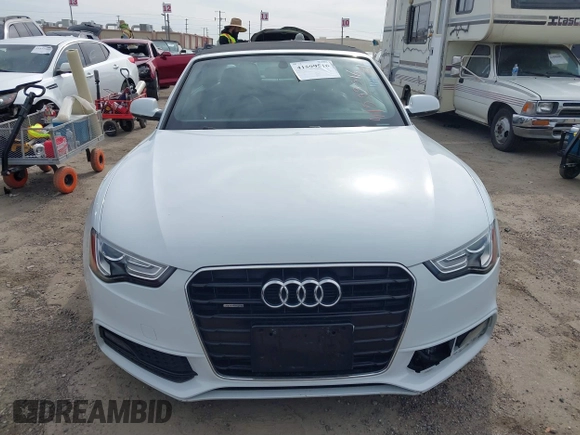2016 Audi A5 Premium with VIN WAUD2AFH7GN001378, listed as a IAAI auction lot 41599516 with 62,266 mi miles and . Bid and sale history available at DreamBid. Image 11.