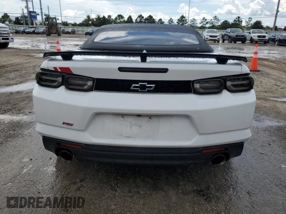 2022 Chevrolet Camaro 1LT with VIN 1G1FB3DS7N0129029, listed as a Copart auction lot 64446804 with 20,005 mi miles and Non Repairable. Bid and sale history available at carsss.com. Image 6.