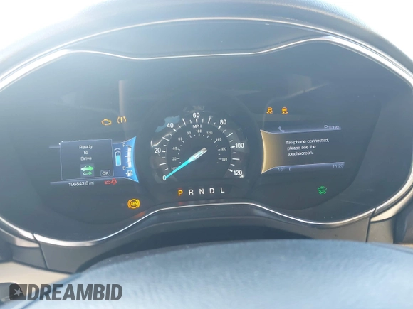 2013 Ford Fusion SE Hybrid with VIN 3FA6P0LU8DR272165, listed as a IAAI auction lot 41333539 with 196,843 mi miles. Bid and sale history available at carsss.com. Image 7.