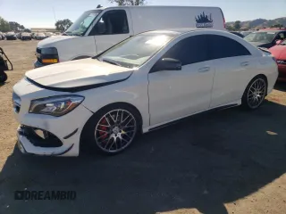 2018 Mercedes-Benz CLA 45 AMG with VIN WDDSJ5CB6JN583393, listed as a Copart auction lot 74323883 with 60,796 mi miles and . Bid and sale history available at DreamBid. Image 1.