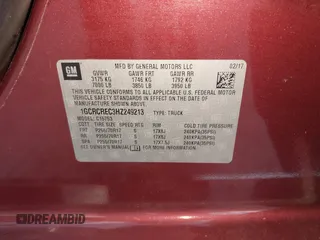 2017 Chevrolet Silverado 1500 LT with VIN 1GCRCREC3HZ249213, listed as a IAAI auction lot 41762713 with 84,420 mi miles and . Bid and sale history available at DreamBid. Image 9.