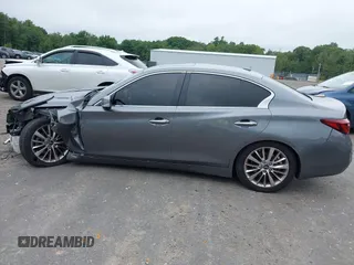 2019 Infiniti Q50 3.0t LUXE with VIN JN1EV7AR1KM559553, listed as a IAAI auction lot 40128019 with 62,272 mi miles. Bid and sale history available at carsss.com. Image 15.