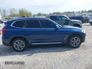 2020 BMW X3 xDrive30i with VIN 5UXTY5C02L9D58605, listed as a IAAI auction lot 41939854 with 22,361 mi miles and . Bid and sale history available at DreamBid. Image 13.