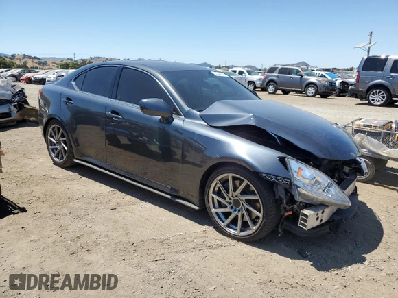2007 Lexus IS 350 with VIN JTHBE262872008665, listed as a Copart auction lot 65542395 with 127,928 mi miles and Salvage title. Bid and sale history available at DreamBid. Image 4.
