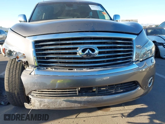 2012 Infiniti QX56 7-passenger with VIN JN8AZ2NFXC9515305, listed as a IAAI auction lot 42031957 with 185,173 mi miles. Bid and sale history available at carsss.com. Image 12.