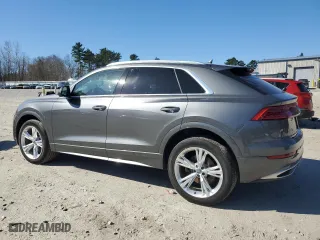 2019 Audi Q8 Premium Plus with VIN WA1BVAF19KD018356, listed as a Copart auction lot 53423485 with 120,055 mi miles and Clean Title. Bid and sale history available at carsss.com. Image 2.