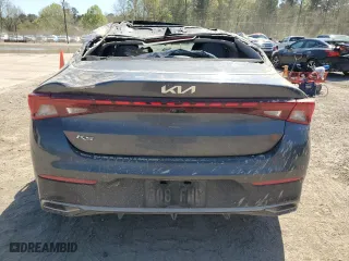 2022 Kia K5 EX with VIN 5XXG34J2XNG142746, listed as a Copart auction lot 49976745 with 56,723 mi miles and Salvage Title. Bid and sale history available at carsss.com. Image 6.