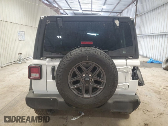 2024 Jeep Wrangler Sport S with VIN 1C4PJXDN1RW329424, listed as a Copart auction lot 61502455 with 20,426 mi miles and Clean title. Bid and sale history available at DreamBid. Image 6.