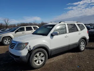 2009 Kia Borrego EX with VIN KNDJH741195035509, listed as a Copart auction lot 43766265 with 146,326 mi miles and Clean Title. Bid and sale history available at carsss.com. Image 1.