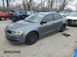 2014 Volkswagen Jetta Sedan S with VIN 3VW2K7AJ2EM239912, listed as a Copart auction lot 50552015 with 149,509 mi miles and Salvage Title. Bid and sale history available at carsss.com. Image 1.