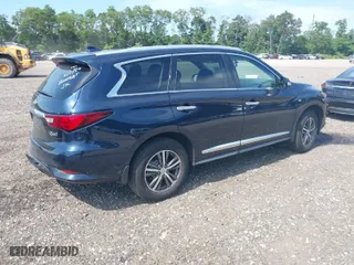 2018 Infiniti QX60 with VIN 5N1DL0MM5JC533088, listed as a IAAI auction lot 39637451 with 80,391 mi miles. Bid and sale history available at carsss.com. Image 4.