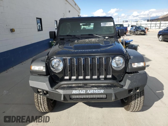 2023 Jeep Wrangler Rubicon Farout с VIN 1C4JJXFM8PW607906, выставлен на аукционе Copart как лот 77899364 с пробегом 19 046 миль миль и Списание • Salvage title. История ставок и продаж доступна на DreamBid. Изображение 5.