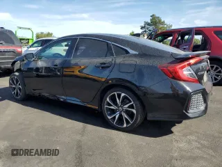 2018 Honda Civic Si with VIN 2HGFC1E51JH709059, listed as a Copart auction lot 52453615 with 90,917 mi miles and Salvage Title. Bid and sale history available at DreamBid. Image 2.