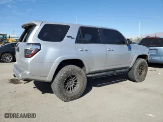 2017 Toyota 4Runner SR5 with VIN JTEBU5JR7H5476991, listed as a Copart auction lot 47418755 with 87,681 mi miles and Salvage Title. Bid and sale history available at carsss.com. Image 3.
