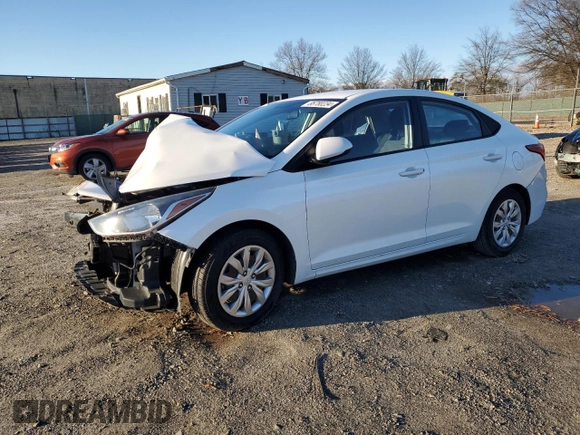 2018 Hyundai Accent SE with VIN 3KPC24A37JE023016, listed as a Copart auction lot 86780234 with 112,048 mi miles and Salvage Title. Bid and sale history available at carsss.com. Image 1.