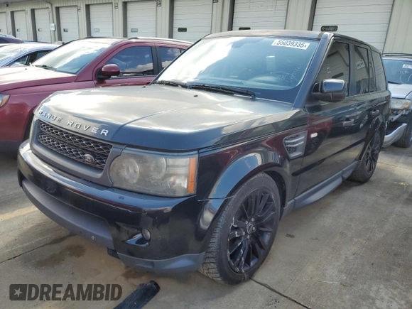 2011 Land Rover Range Rover Sport HSE Lux with VIN SALSK2D44BA260726, listed as a Copart auction lot 55039335 with 204,867 mi miles and Non repairable. Bid and sale history available at DreamBid. Image 1.