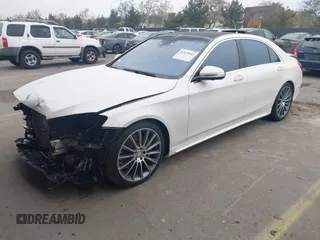 2014 Mercedes-Benz S-Class S 550 with VIN WDDUG8CB0EA054320, listed as a IAAI auction lot 41878661 with 98,825 mi miles. Bid and sale history available at carsss.com. Image 2.