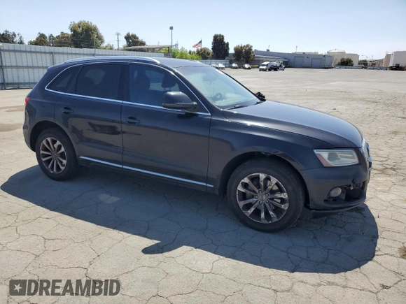 2013 Audi Q5 Premium with VIN WA1CFAFP7DA037028, listed as a Copart auction lot 57075835 with 142,617 mi miles and Salvage title. Bid and sale history available at DreamBid. Image 4.