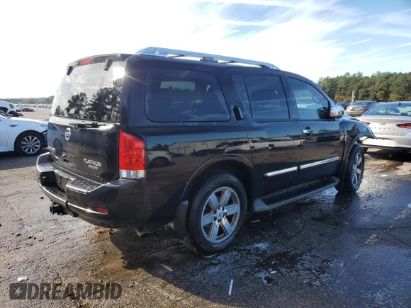 2014 Nissan Armada Platinum z VIN 5N1BA0NF8EN612889, wystawiony jako Copart lot #43404625 z przebiegiem 237 289 mil mil oraz Szkoda całkowita • Salvage title. Historia ofert i sprzedaży dostępna na DreamBid. Obrazek 3.
