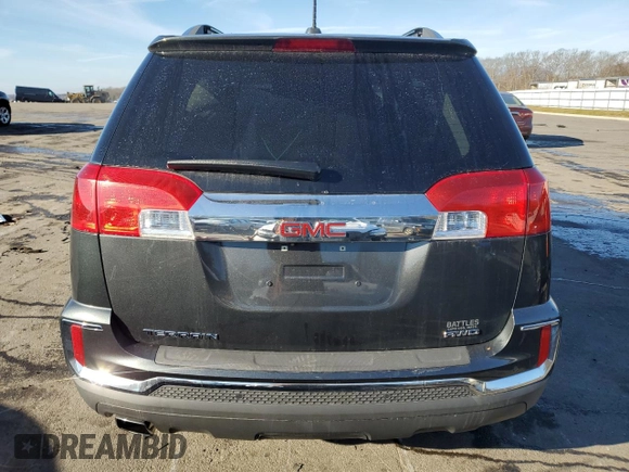 2017 GMC Terrain SLT with VIN 2GKFLUEK8H6272306, listed as a Copart auction lot 79822613 with 96,006 mi miles and Salvage Title. Bid and sale history available at carsss.com. Image 6.