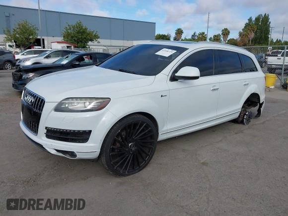2015 Audi Q7 Premium Plus z VIN WA1LGAFE6FD028835, wystawiony jako IAAI lot #42358725 z przebiegiem 107 075 mil mil oraz . Historia ofert i sprzedaży dostępna na DreamBid. Obrazek 2.