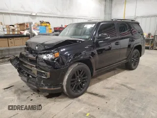 2020 Toyota 4Runner SR5 with VIN JTEBU5JR5L5753467, listed as a Copart auction lot 58851725 with 5,971 mi miles and Salvage title. Bid and sale history available at DreamBid. Image 1.