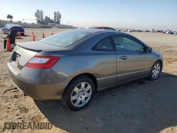 2008 Honda Civic Cpe LX with VIN 2HGFG12638H534759, listed as a Copart auction lot 70306074 with 174,190 mi miles and Salvage Title. Bid and sale history available at carsss.com. Image 3.