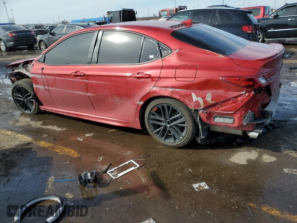 2025 Toyota Camry LE with VIN 4T1DAACK9SU001561, listed as a Copart auction lot 46594125 with Not Provided miles and Salvage Title. Bid and sale history available at carsss.com. Image 2.