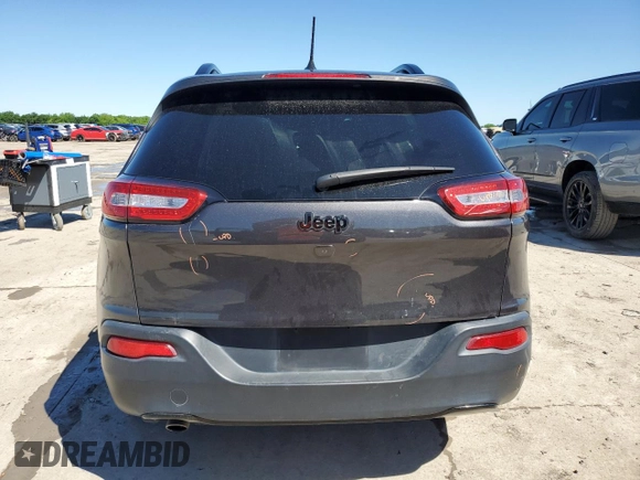 2018 Jeep Cherokee Latitude Tech Connect with VIN 1C4PJLCB2JD540034, listed as a Copart auction lot 55622855 with 71,428 mi miles and Salvage title. Bid and sale history available at DreamBid. Image 6.