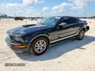 2007 Ford Mustang Deluxe with VIN 1ZVFT80N475321593, listed as a Copart auction lot 59228495 with Not provided miles and Salvage title. Bid and sale history available at DreamBid. Image 1.