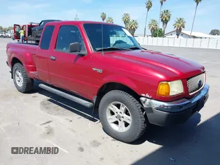 2002 Ford Ranger XL Fleet with VIN 1FTZR45E52PA99708, listed as a IAAI auction lot 42150374 with 271,289 mi miles. Bid and sale history available at carsss.com. Image 1.
