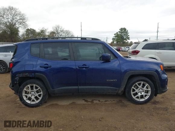 2020 Jeep Renegade Latitude with VIN ZACNJABBXLPM00506, listed as a IAAI auction lot 41180614 with 97,279 mi miles. Bid and sale history available at carsss.com. Image 13.